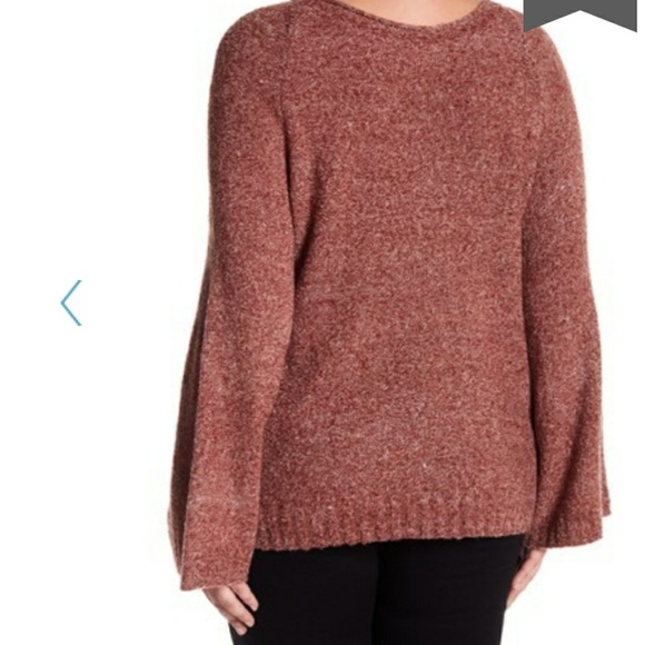 Melrose and MarketBell Sleeve Boucle Sweater - Picture 2 of 8